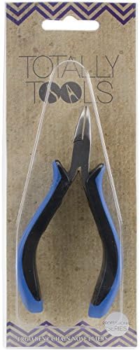 Ergo Blue Bent Chain Nose Bead Pliers-