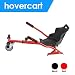 Produktbild Hehilark Zwei Runden Hoverkart Sitz für Self Balance Scooter E-Scooter Sitz GoKart Hover Seat 6.5/8/10 Zoll Höhenverstellbar 64 von 82 cm