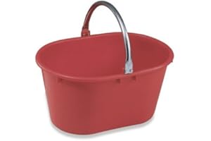 CIS Cesta Plastica Ovale Per Vendemmia Manici Ferro Lt 20 Giardinaggio Enologia