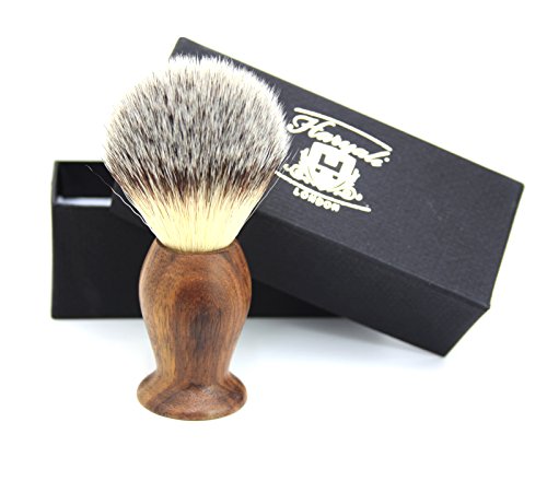 Haryali London Mens Shaving Brush with Synthetic Badger Hair Bristles Comes in Box - Image 8