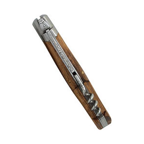 Klappmesser baladéo Laguiole Taschenm. 12cm Eschenholzgriff Korkenzieher - 3