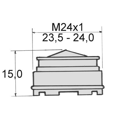 CACHE CASCADE STD; C M24x1 Strahlregler Mischdüse Luftsprudler - 3