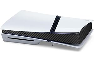 AOYYGG Per PS5 Pro Console Pelle Centrale, Console di Gioco Striscia Centrale Adesivi Accessori Fibra di Carbonio Pelle Copertura Adesivo Host Center Decalcomanie (Carbon Fiber Black)