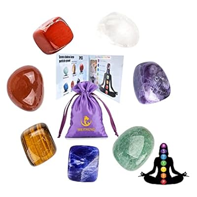 Chakra Healing Crystals Set Crystals For Beginners Natural Crystals And Gemstones Healing For Anxiety Relief Meditation Balancing Yoga Spiritual Awakening Positivity Gift (healing Crystal Set)