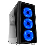Esta caja cuenta con una ventana total lateral y frontal de cristal templado que permiten ver el interior de tu ordenador. Configura tu equipo y consigue un diseño gaming total con la MC7