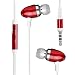 Produktbild Motorola Moto X Force Kopfhörer Bullet Stereo Inline-Freisprecheinrichtung Earbud Headset mit Mikrofon & Lärmisolierung ( Red )