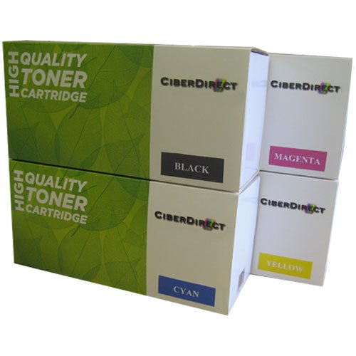 4 CiberDirect HIGH YIELD Compatible Laser Toner Cartridges For Use With HP Color LaserJet Pro MFP M277dw. One Full Set - 2,800 (black) & 2,300 (colours) Pages Each.