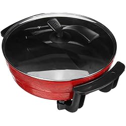Casserole 220V 1300W 6L Electric Hot Pot 32cm Soupe De Cuisine Pot Cookware Antiadhésif pour Les cuiseurs à Induction Pot de Cuisson
