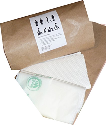 Preisvergleich Produktbild Notfallset Bedwell Toilettenbeutel mit Superabsorber Gel Einlage + Notfalltüte