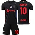 RJM Barcelona Jersey Black Yamal Football Away Tshirt 2024 for Men & Boys