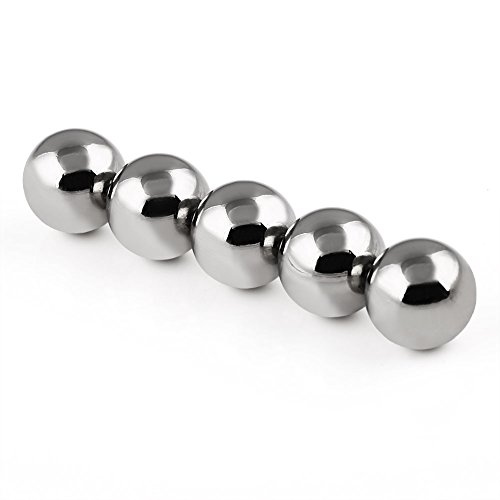 OMO Magnetkugel Kugelmagnet Ø 15mm Nickel N42 - hält 950 g (5 Stück)