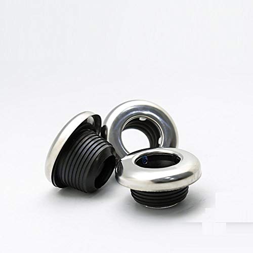 sweeTvT Tapones De Desagüe,Conjunto De Sello De Tubería De Drenaje Lavadora De Acero Inoxidable Desodorante De Tubería De Alcantarilla De PVC Silicona Resistente A Insectos (3 Paquetes)