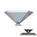 Produktbild owikar 3D Holografische Projektion 360 Grad Holografische Pyramide Display mit Saugnapf für iPhone 8PLUS 8 7plus 7 Samsung S5 Galaxy S6 Note 4 Xiaomi Blackberry HTC Vivo und mehr Smartphones