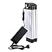Produktbild OLAS E-Bike Akku 36V 18Ah 648Wh Li-Ion Akku Elektrofahrrad Ersatz Sattelrohrakku + 2A Aufladegerät Silber für Prophete, Aldi Cyro,Lidl Rex