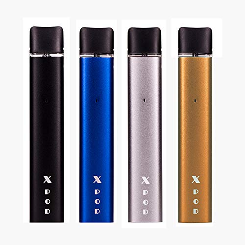 Starter Kit di sigarette ultra sottili Mini KACIG, 300 soffiatori Vape One Time 0,8 ml Sistema di fumo automatico per bombole, 280 mAh Penna elettronica per cig, No nicotina No E-Liquid (nero)