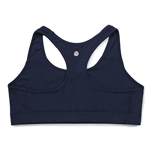 Lapasa Damen Sport-BH – elastisches Band, blickdicht und dehnbar, 12 Farben, Damen Sport BH, Sport Bustier ohne Bügel, L007 - 4