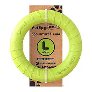 Dog Training Ring Fitness Tool Flying and Floatable Disc Interactive Pet Toy for Small Medium Large Dogs
