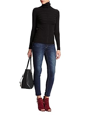 Morgan - Pull - Uni - Manches longues - Femme - Noir - FR: 36 (Taille fabricant: XS)