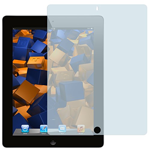 2x mumbi Displayschutzfolie für das iPad 4 / iPad 3 / iPad 2 – (1x antireflektierend + 1x kristallklar) - 4