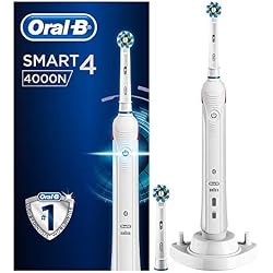 Oral-B Smart Series 4000 Cross Action Electric Rechargeable Toothbrush Powered by Braun by Oral-B