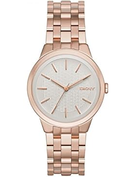 DKNY Damen-Armbanduhr Analog Quarz Edelstahl NY2383