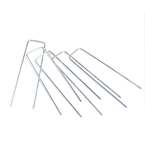OUNONA 20 Stück Erdanker Bodenanker Metall Heringe 6 Zoll - 4