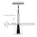 Jagen David ® D3 - Double Edge Razor with Stand - Safety Razor Fits All Double Edge Razor Blades unique Christmas gift for him (Silver)