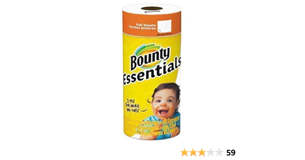 Bounty Essentials Papierhandtuch, Weiß, 30 Stück : Amazon.de: Drogerie &  Körperpflege