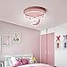 Produktbild LYCG Kinderzimmer Star Deckenleuchte, Moderne minimalistische Pendelleuchte, Geschenk des Kindes, LED kreative Acryllampe, Innenbeleuchtung Dekoration,Pink(Infinite),Small