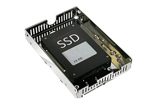 Icy Dock EZConvert Air Lite MB482SP-3B – 2,5 Zoll (6,4cm) zu 3,5 Zoll (8,9cm) SATA SSD/HDD Konverter - 5
