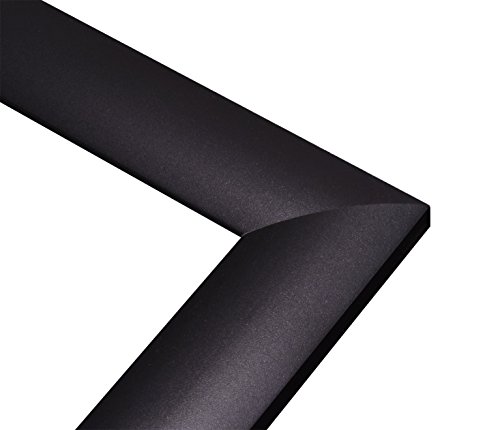 Bilderdepot24 Wandspiegel Spiegel Badspiegel Holzrahmen komplett mit Echtglas – SCHWARZ – ca. 80×60 cm - 2