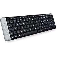 Logitech K230 Compact Wireless Keyboard for Windows, 2.4GHz Wireless with USB Unifying Receiver, Space-Saving Design, 2…