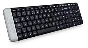 Logitech K230 Compact Wireless Keyboard for Windows, 2.4GHz Wireless with USB Unifying Receiver, Space-Saving Design, 2-Year Battery Life, PC/Laptop- Black