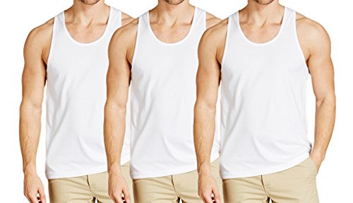 ELK Mens 100% Cotton White Sleeveless Vest Innerwear Combo of 3 Pack RS.229 (67.00% Off) - Amazon
