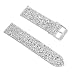Produktbild Happy Event Bling Shiny Luxury Ersatzarmband aus Leder für Samsung Galaxy Watch 46mm (Silber)