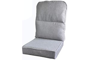 Gilda Replacement Cane Furniture DELUXE PIPED - CHAIR/SOFA/SUITE CUSHIONS ONLY Wicker Rattan Conservatory (Jersey Dove)