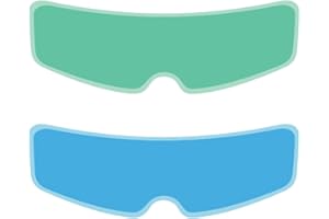 HQRKOTM 2 Pezzi Pellicola Antiappannamento/Antipioggia per Casco Moto, Universale Visiera Antiappannamento Trasparente, Adesivo Protettivo per Casco (8,8 X 24,5cm)