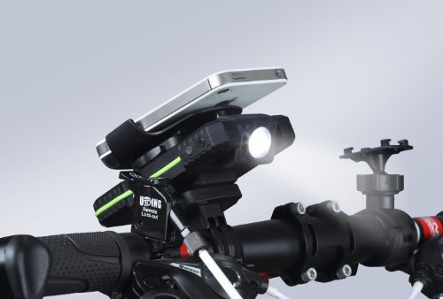 SMAR.T Power Powerbank mit LED Fahrradlampe 5400 mAh / 300 Lummen für Teasi und Smartphones, schwarz - 4