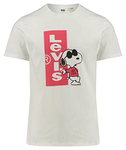 Levis Herren T-Shirt Graphic SETIN Snoopy 22491-0387 Weiß, Größe:S Levis Herren T-Shirt Graphic SETIN Snoopy 22491-0387 Weiß, Größe:S