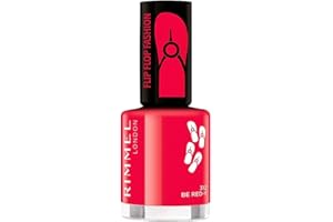 Rimmel London Smalto Flip Flop Fashion, Be Red-Y - 8 ml