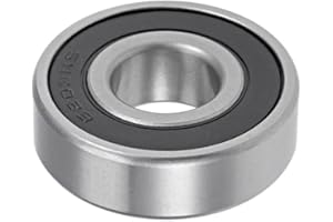 PATIKIL 16mm x 40mm x 12mm Profondo Scanalatura Sfere Cuscinetti, Cromo Acciaio Cuscinetto a Sfera a Gola Profonda per Potenza Trasmissione, 6203-16-2RS