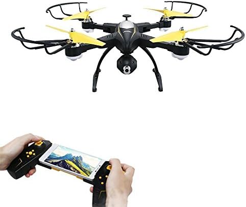 POBD RC Drone Foldable WiFi FPV VR Quadcopter with 2MP/720P HD Camera 2.4Ghz 4CH 6-Axis Gyro Remote Control Helicopter  (Black)