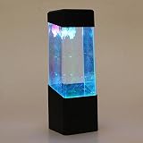FOCUSPET Aquarium Quallen Wassertank Led Lichter Lampe entspannende Stimmung am bett - 2