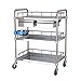 Produktbild 3 Tiers Salon-Trolley Multifunktions-medizinischer Trolley-Haar-Speicher-Frisierwagen Beauty Spa Makeup Cart Mit Schubladen, 66 × 44 × 86 cm (Farbe : Double Drawer)