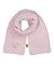 Steiff Unisex Baby Schal 120 cm Scarf, Pink (barely Pink Rose 2560), One Size (Manufacturer size: II)