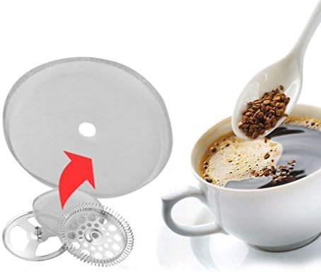 NEALMART French Press Replacement Filter Screen Universal 6-Cup 3. 6 inch 800ml Stainless Steel Reusable Filter