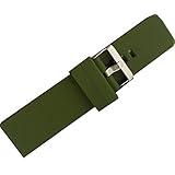 New Green Gummi Uhrenarmband 26 mm Silikon Wasserdicht Herren Diver Sport Armbanduhr Schnalle