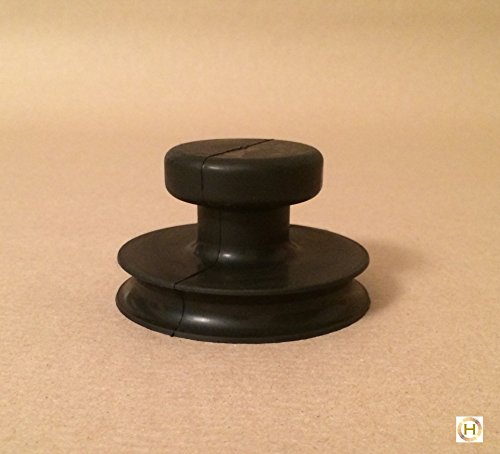 Dedra Vollgummi Saugheber Saugglocke für Fliesen Granit Marmor Glas bis 22 kg - 2