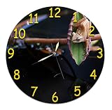 【Material】: este reloj de pared está hecho de material de alta calidad, sin marco, sin cubierta de vidrio.