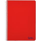 Spiral notebook liderpapel din a5 smart paperback 80h 75g box 5mm with margin - unit-